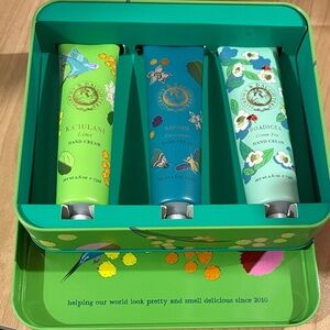 Hand Cream Set - Green, Blue, and Teal